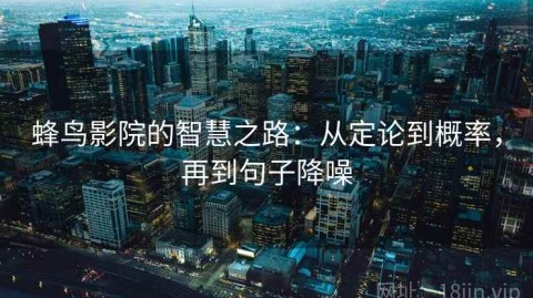 蜂鸟影院的智慧之路：从定论到概率，再到句子降噪