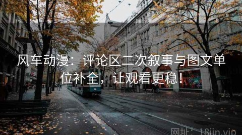 风车动漫：评论区二次叙事与图文单位补全，让观看更稳！
